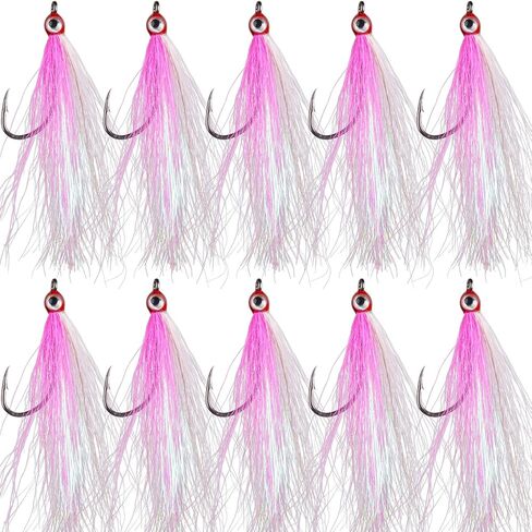 Clouser Minnow Fly Fishing Flies Salmon Trout Steelhead Jig Hooks Saltwater Flies Sea Bass Striper Flounder Fly Fishing Lures in Kuwait