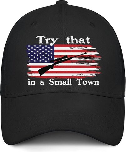 Try That in a Small Town Hat Try That in a Small Town Cap Baseball Cap Trucker Hat Small Town in Saudi Arabia