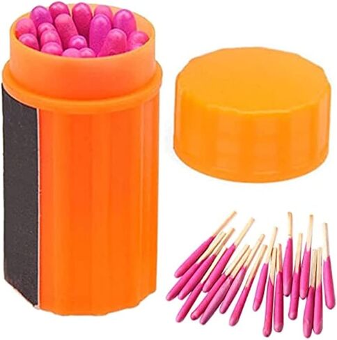 Waterproof Matches Survival Kit, Stormproof Matches with Case, 20pcs Stormproof Fire Starter, Emergencys Fire Starter Matches for Hiking Camping Outdoor Survival in Saudi Arabia