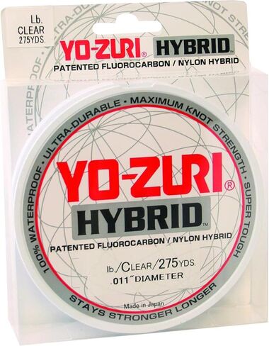 Yo-Zuri 275-Yard Hybrid Monofilament Fishing Line, Clear, 20-Pound in Saudi Arabia