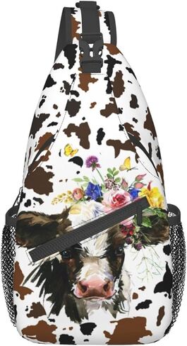 حقيبة ظهر Luirioe Sunflower Sling حقيبة ظهر كروس للمشي لمسافات طويلة والسفر Daypack حقيبة الصدر حقيبة كتف خفيفة الوزن للنساء والرجال in Kuwait