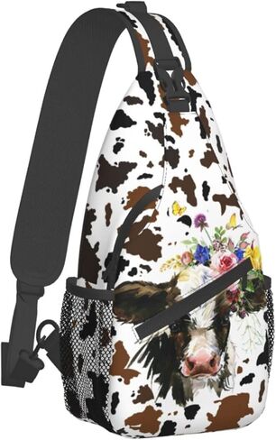 حقيبة ظهر Luirioe Sunflower Sling حقيبة ظهر كروس للمشي لمسافات طويلة والسفر Daypack حقيبة الصدر حقيبة كتف خفيفة الوزن للنساء والرجال in Kuwait