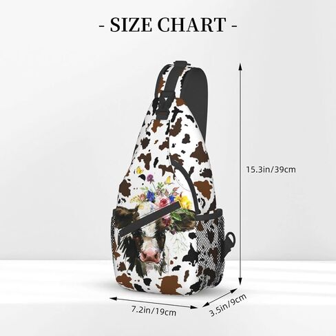 حقيبة ظهر Luirioe Sunflower Sling حقيبة ظهر كروس للمشي لمسافات طويلة والسفر Daypack حقيبة الصدر حقيبة كتف خفيفة الوزن للنساء والرجال in Kuwait