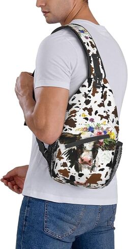 حقيبة ظهر Luirioe Sunflower Sling حقيبة ظهر كروس للمشي لمسافات طويلة والسفر Daypack حقيبة الصدر حقيبة كتف خفيفة الوزن للنساء والرجال in Kuwait