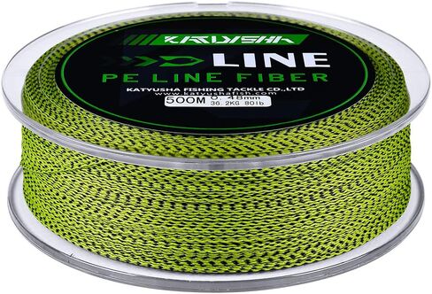 Braided Fishing Line, Abrasion Resistant Zero Stretch Braided Lines 4/8 Strands Super Strong Superline 6Lb -100Lb Test 109/328/547/1094/2187 Yards in Kuwait