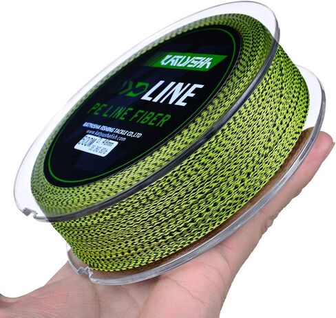 Braided Fishing Line, Abrasion Resistant Zero Stretch Braided Lines 4/8 Strands Super Strong Superline 6Lb -100Lb Test 109/328/547/1094/2187 Yards in Kuwait