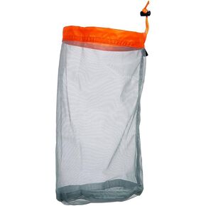 FILFEEL Mesh Stuff Sack Light Weight Nylon Mesh Drawstring Storage Bag for Travelling Hiking Camping Stuff Storage(L)