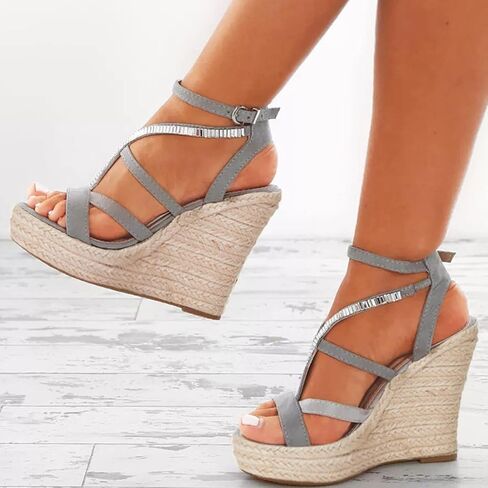 Womens Sandals Summer Sandals for Women Dressy Summer,Women's Open Toe Casual Summer Wedge Platform Sandals in Saudi Arabia