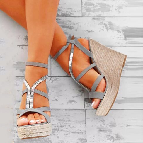 Womens Sandals Summer Sandals for Women Dressy Summer,Women's Open Toe Casual Summer Wedge Platform Sandals in Saudi Arabia