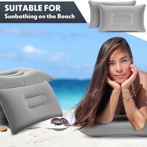 Qunclay 12 Pack Inflatable Camping Pillow with Storage Bags Ultralight Compressible Inflatable Pillow Blow up Compact Camping Travel Pillow for Backpacking Sleeping Summer Hiking Camp in Saudi Arabia