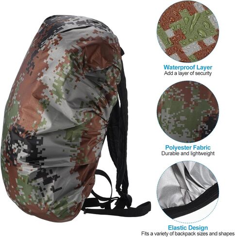 PATIKIL Waterproof Rucksack Cover, Non-Slip Backpack Rain Cover for Travel, Hiking, Camping, Climbing in Saudi Arabia