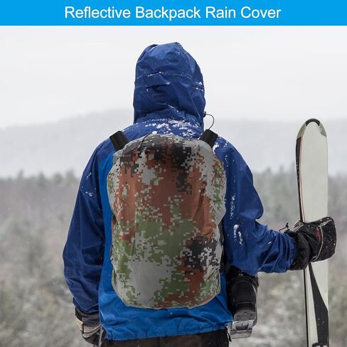 PATIKIL Waterproof Rucksack Cover, Non-Slip Backpack Rain Cover for Travel, Hiking, Camping, Climbing in Saudi Arabia