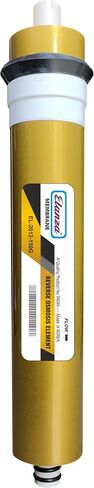 Elanza® 150 GPD 4000 TDS USA Technology عنصر غشاء تنقية المياه RO الأصلي (150 GPD، 15 طبقة، تدفق 20-22 LPH) - ذهبي in Saudi Arabia
