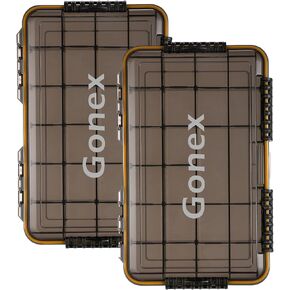 Gonex 3700 Tackle Trays Boxes Waterproof, Removable Dividers, for Fishing in Kuwait