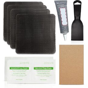 Trampoline Patch Repair Kit 4 x 4 Square Glue On Patches | Repair Holes or tears in a Trampoline Mat in Saudi Arabia