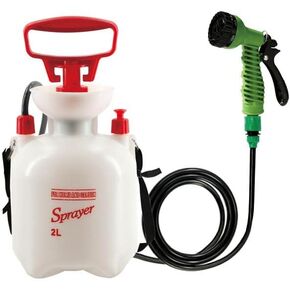 CLICIC Pressure Sprayer with 7 Spray Modes, Camping Shower with Removable Hose and Shower Head for Camping Outdoor Traveling Hiking and Pet Bath in Kuwait