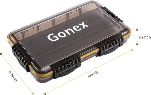 صناديق صواني معالجة Gonex 3700 مقاومة للماء وفواصل قابلة للإزالة لصيد الأسماك in Kuwait