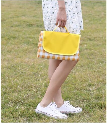 Picnic Mat 57''x79'' Foldable Blanket Beach Mat Sandproof and Waterproof Striped Handy Outdoor Lawn Blanket¡­ in Kuwait