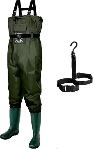FLY FISHING HERO Chest Waders for Men with Boots Hunting Waders Fishing Boots Waders for Women Free Hangers in Kuwait
