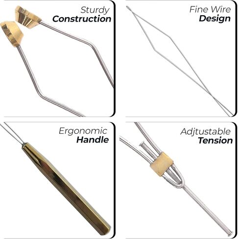 Creative Angler Fly Fishing Tying Bobbin and Wire Threader, Thread Spool Holder Tool (Bobbin & Wire Threader Combo) in Saudi Arabia