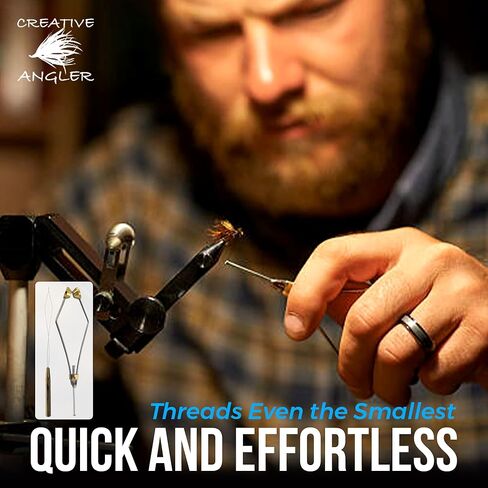 Creative Angler Fly Fishing Tying Bobbin and Wire Threader, Thread Spool Holder Tool (Bobbin & Wire Threader Combo) in Saudi Arabia