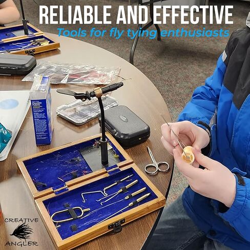 Creative Angler Fly Fishing Tying Bobbin and Wire Threader, Thread Spool Holder Tool (Bobbin & Wire Threader Combo) in Saudi Arabia