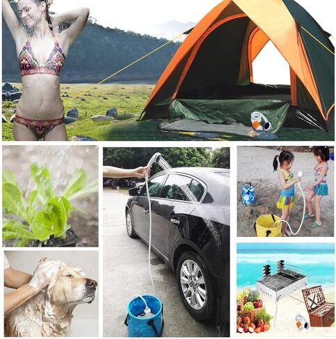 Iron Hammer Portable Shower Camp Shower Rechargeable Shower Camping Shower pet Shower in Kuwait