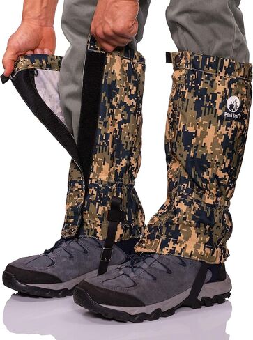 Pike Trail Leg Gaiters – Waterproof and Adjustable Snow Boot Gaiters for Hiking, Walking, Hunting, Mountain Climbing and Snowshoeing in Saudi Arabia
