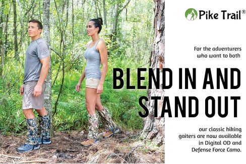 Pike Trail Leg Gaiters – Waterproof and Adjustable Snow Boot Gaiters for Hiking, Walking, Hunting, Mountain Climbing and Snowshoeing in Saudi Arabia