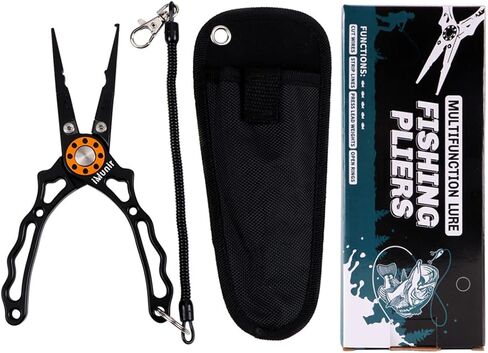 كماشة الصيد iMunir، مقبض شفاه السمكة، كماشة السمك متعددة الوظائف، مزيل خطاف السمك، مجموعة أدوات صيد الذبابة in Kuwait