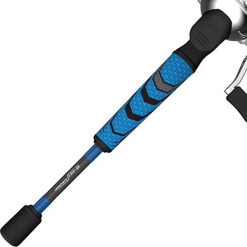 مجموعة صنارة الصيد وبكرة سبينكاست أوميغا من زيبكو، 30، أزرق/فضي in Saudi Arabia