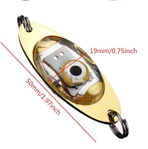 Fishing Lure Light Deep Drop Underwater, Water-Triggered Designed Light Bait Flasher Saltwater Freshwater Bass Halibut Walleye Lures Attractant 10 PCS in Saudi Arabia