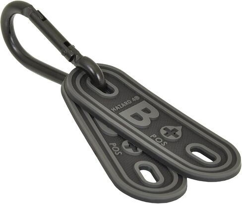 HAZARD 4 Blood-Type Lacer(TM) Tactical Multi-Position Marker 2-Pack (R): B Positive in Kuwait