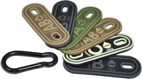 HAZARD 4 Blood-Type Lacer(TM) Tactical Multi-Position Marker 2-Pack (R): B Positive in Kuwait