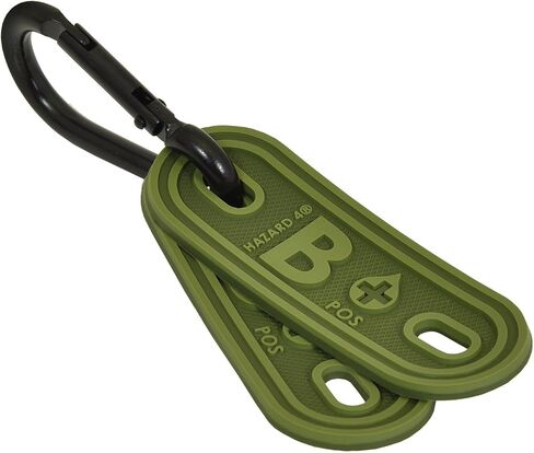 HAZARD 4 Blood-Type Lacer(TM) Tactical Multi-Position Marker 2-Pack (R): B Positive in Kuwait