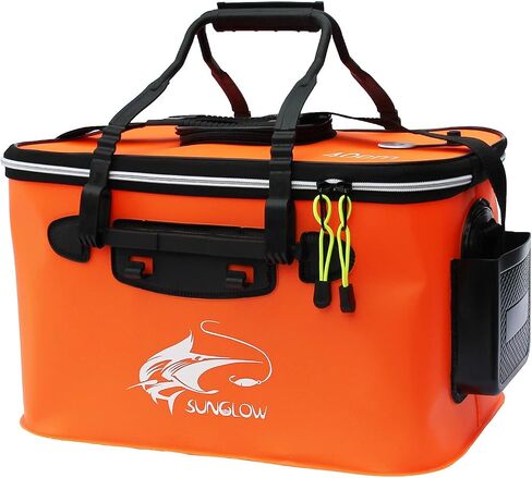 Grneric Fishing Bucket, 6Gallon/8Gallon/10Gallon Foldable Fish Bucket,Live Fish Container Multi-Functional Live Fish Bait Bucket,Outdoor Camping EVA Fishing Bag and Fish Protection Bucket in Kuwait