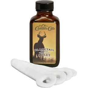 Hunters Specialties Natural Blacktail Doe Estrus, Deer Buck Lure Scent Attractant for Hunting - 3 OZ Bottle with Four Spike Wicks in Kuwait