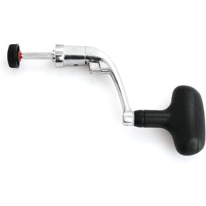 مقبض دوار لصيد السمك المعدني بديل لقطع غيار إكسسوارات الصيد، فضي وأسود من فيتشاس in Kuwait