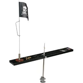 Beaver Dam Rail Tip-Up Jolly Roger Pirate-Themed Fishing - Legendary Ice Fishing Tip-Up Built to Last a Lifetime (BDTP-JR) in Saudi Arabia