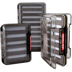 Lear Series 3200 Fly Fishing Box - Waterproof Double Sided Tackle Organizer Case for Your Trout and Bass Gear - Fly Box to Store Flies and Equipment Neatly(Small)