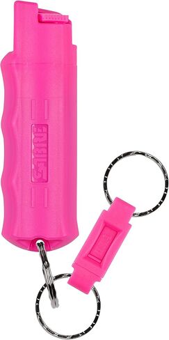 SABRE Campus Safety Pepper Gel with Quick Release Key Ring, Protect Against Multiple Threats with 3X longer spray time, Gel is Safer, Ergonomic Finger Grip in Kuwait