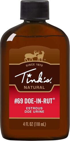 TINK'S #69 Doe-in-Rut Buck Lure & #1 Doe-P All Season Deer Lure 4 oz. Combo Pack in Saudi Arabia