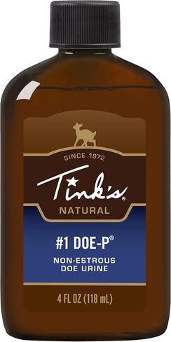 TINK'S #69 Doe-in-Rut Buck Lure & #1 Doe-P All Season Deer Lure 4 oz. Combo Pack in Saudi Arabia