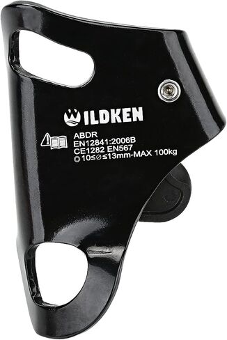 WILDKEN Rock Climbing Chest Ascender Climbing Mountaineering Tree Arborist | Rappelling Gear Climbing Equipment Rope Clamp for 10-13MM Rope in Kuwait