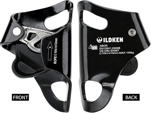 WILDKEN Rock Climbing Chest Ascender Climbing Mountaineering Tree Arborist | Rappelling Gear Climbing Equipment Rope Clamp for 10-13MM Rope in Kuwait