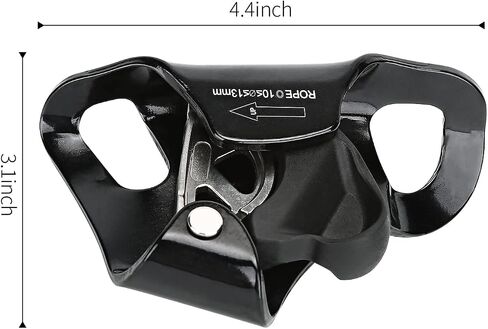 WILDKEN Rock Climbing Chest Ascender Climbing Mountaineering Tree Arborist | Rappelling Gear Climbing Equipment Rope Clamp for 10-13MM Rope in Kuwait