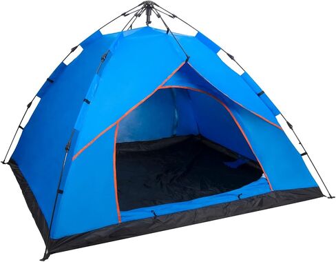 DIMAR GARDEN Pop Up Camping Tent Instant Automatic Tent,Outdoor Quick Setup Tent,Blue in Kuwait