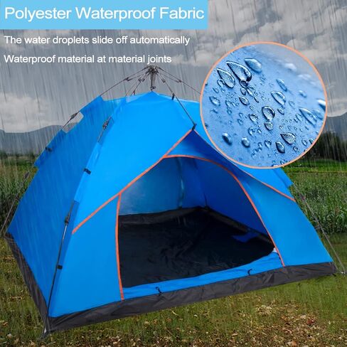 DIMAR GARDEN Pop Up Camping Tent Instant Automatic Tent,Outdoor Quick Setup Tent,Blue in Kuwait