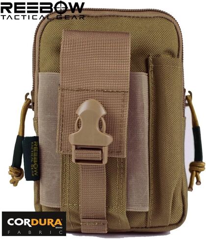 Reebow Gear Tactical Molle EDC Utility Pouch Gadget Belt Waist Bag with Cell Phone Holster Holder in Kuwait