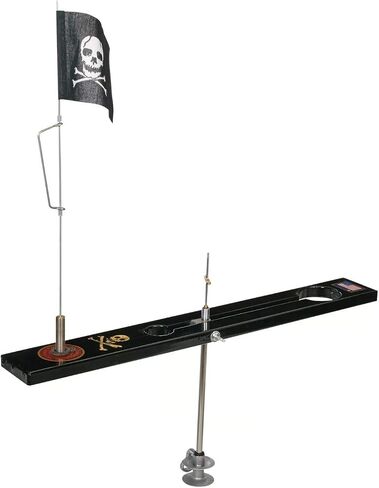 Beaver Dam Rail Tip-Up Jolly Roger Pirate-Themed Fishing - Legendary Ice Fishing Tip-Up Built to Last a Lifetime (BDTP-JR) in Saudi Arabia
